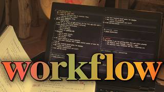 my full Linux productivity workflow: programs, scripts, notebook!