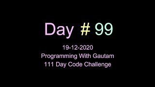 For Loop & If conditional control statements Django| 111 Day code Challenge| Programming with Gautam
