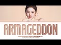 [AI COVER] Ningning (aespa) Armageddon (발라드 Ver.) Lyrics (Color Coded Lyrics)