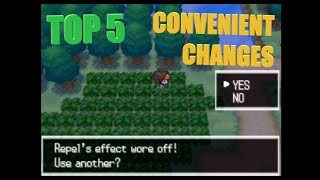 Top 5 Convenient Changes in the Pokémon Games