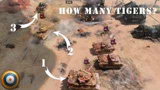 Against All Odds: 3v4 British Forces vs. Triple Tigers in CoH3