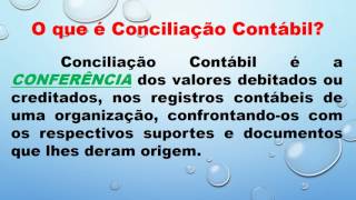 Conciliação Contabil