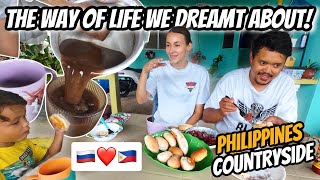 Our Peaceful Daily Life in the Philippines Countryside: Russian Filipino Family🇷🇺❤️🇵🇭