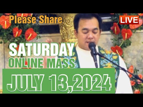 QUIAPO CHURCH LIVE MASS TODAY REV FR DOUGLAS BADONG JULY 13 ,2024