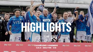 Stockport County Vs Morecambe FC - Match Highlights - 13.04.24