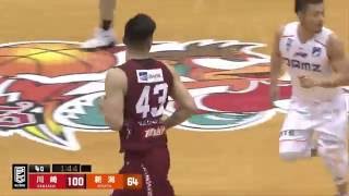 川崎ブレイブサンダースvs新潟アルビレックスBB｜B.LEAGUE第3節 GAME1 Highlights｜10.07.2016　プロバスケ（Bリーグ）