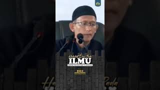 Hakikat daripada ilmu adalah apa² yg datang dari 2 perkara..ustadz yahya badrusalam.Lc hafidhahullah