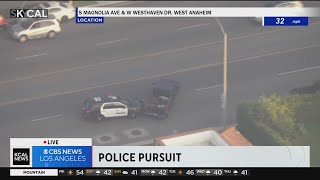 Buena Park police use perfectly executed PIT maneuver to end high-speed pursuit