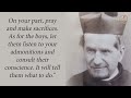 the 3 sins that condemn most people and the remedies against them. st. john bosco s dream