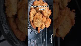 How to make Ghana koose/ akara with unpeeled beans/akara recipe #africanfood #ghanafood #shortfeeds