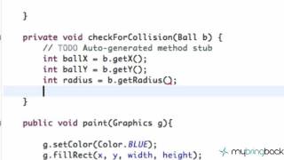 Learn Java 2 12 Game Applet Collision Detection Basics