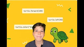 Python Turtle Drawing for Kids (Lesson 1) – Create with Code | Learn to Hack and Code