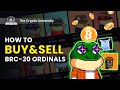 How To Buy & Sell Bitcoin BRC 20 Ordinals On Unisat & Exchanges