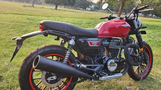 Honda CB350 RS aftermarket exhaust