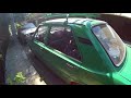 green skoda 120l in perfect condition old car from the 70s