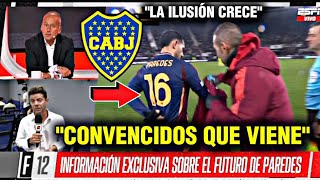 🚨Se acerca!!! En Boca están convencidos que Paredes viene ahora!!!🔵🟡🔵