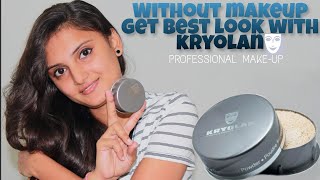 kryolan translucent powder / loose powder/ how to use kryolan translucent powder