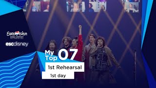 Eurovision 2021: First Rehearsal - First Day - My Top 7