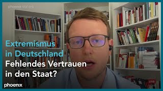 tagesgespräch mit Prof. Matthias Quent zur Entwicklung des Extremismus in Deutschland am 15.06.21