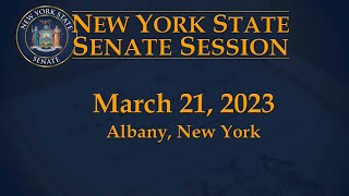 New York State Senate Session - 03/21/23