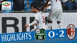 Sassuolo - Milan 0-2 - Highlights - Giornata 12 - Serie A TIM 2017/18