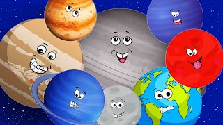 Planets Song | Nursery Rhymes \u0026 Kids Songs | Solar System Song