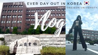 First Ever Day Out in Korea 🇰🇷 | Daejeon University| Vlog