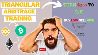 I Made Triangular Arbitrage On Binance So Easy - TURN $300 to $3K