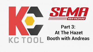 KC Tool at SEMA 2019 Part 3: At The Hazet Booth With Andreas