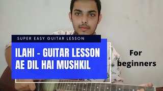 ilahi guitar lessons for beginners | ilahi guitar lessons with capo | Heartbeat strumming | Aezaam