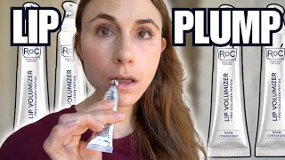 Trying Roc LIP VOLUMIZER \u0026 La Roche Posay Lipikar Urea Lotion