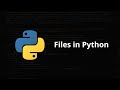 7. Files in Python - Append mode