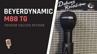 Beyerdynamic M88 TG Dynamic - Fender Deluxe Reverb |  4 Ways To Mic a Guitar Amp (Recording Tips) 🎤🎸