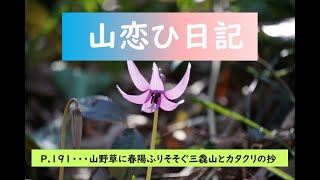 三毳山P.191山野草に春陽ふりそそぐ三毳山とカタクリの抄