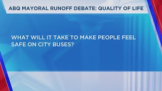 Q: What will it take to make people feel safe on city buses?