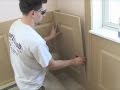 Installing Wainscoting panels Installing Wainscoting panels