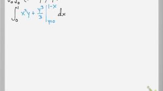 Three Double Integral Practice Problems