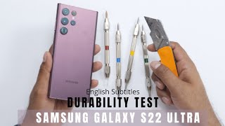 Is the S Pen IP68 ? Samsung Galaxy S22 5G Ultra Durability Test | English Subtitles