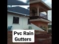 pvc box profile rain gutters.