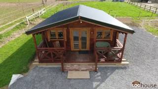 2 Bed Type C Log Cabin Built by Loghouse.ie