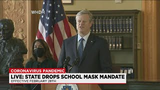 VIDEO: Gov. Baker addresses lifting school mask mandate