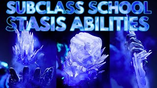 Stasis Abilities Explained | Subclass School