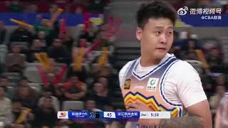 Zhao Rui scored season-high 22 PTS, plus 6 AST \u0026 5 REB and Xinjiang got 7th straight victory｜CBA｜赵睿