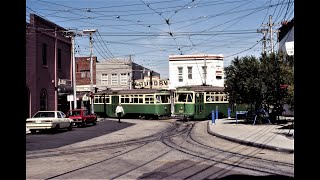 Melbourne, Australia Tram Scenes -  Malvern Depot \u0026 Vicinity