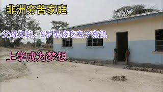 9岁男孩挖虫子养活奶奶和妹妹。去学校读书成了梦想。