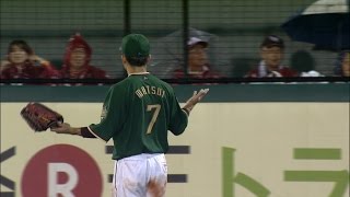 【プロ野球パ】その打球、切れたか切れないか「あたしゃワカリマセン」 2015/07/24 E-M