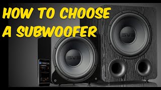 How to Pick a Home Theater Subwoofer