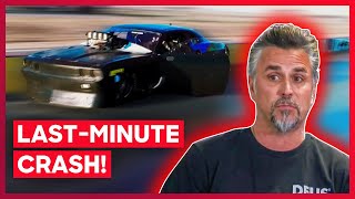 Gas Monkeys CRASH Their Car Before Racing The Street Outlaws | Fast N' Loud