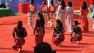 Mega Dance by VKV Banderdewa on 12th January National Youth day 2023