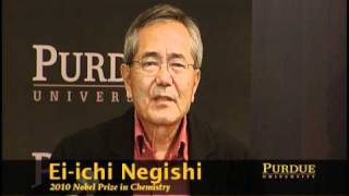 Dr. Negishi wins 2010 Nobel Prize in Chemistry.wmv
